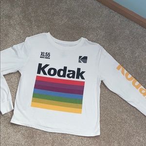 Kodak white long sleeve T-shirt